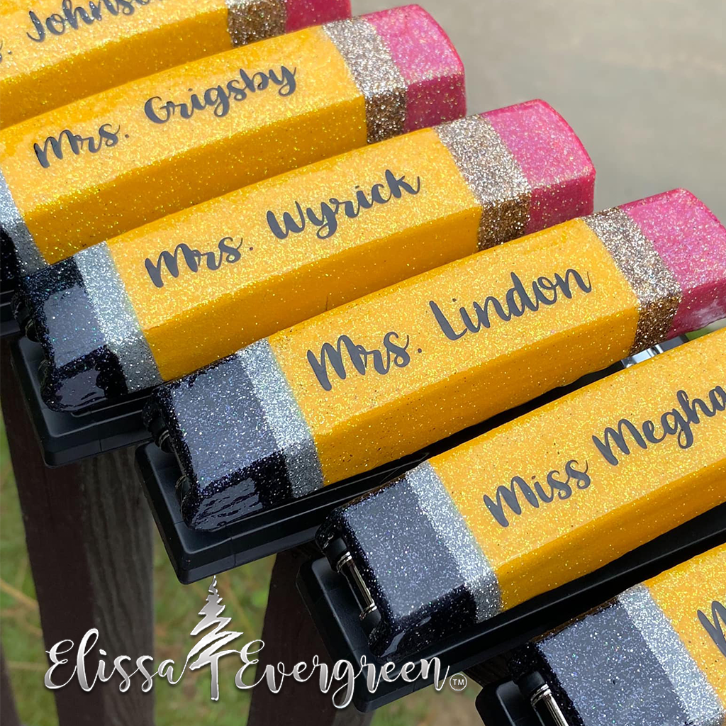  Personalized Handcrafted Back to School Supplies Cute Stapler  Office Supplies Classroom Must-Haves Staplers for Desk Stapler for  Classroom Glitter Pencil and Crayon Design for Teacher Gift : Office  Products